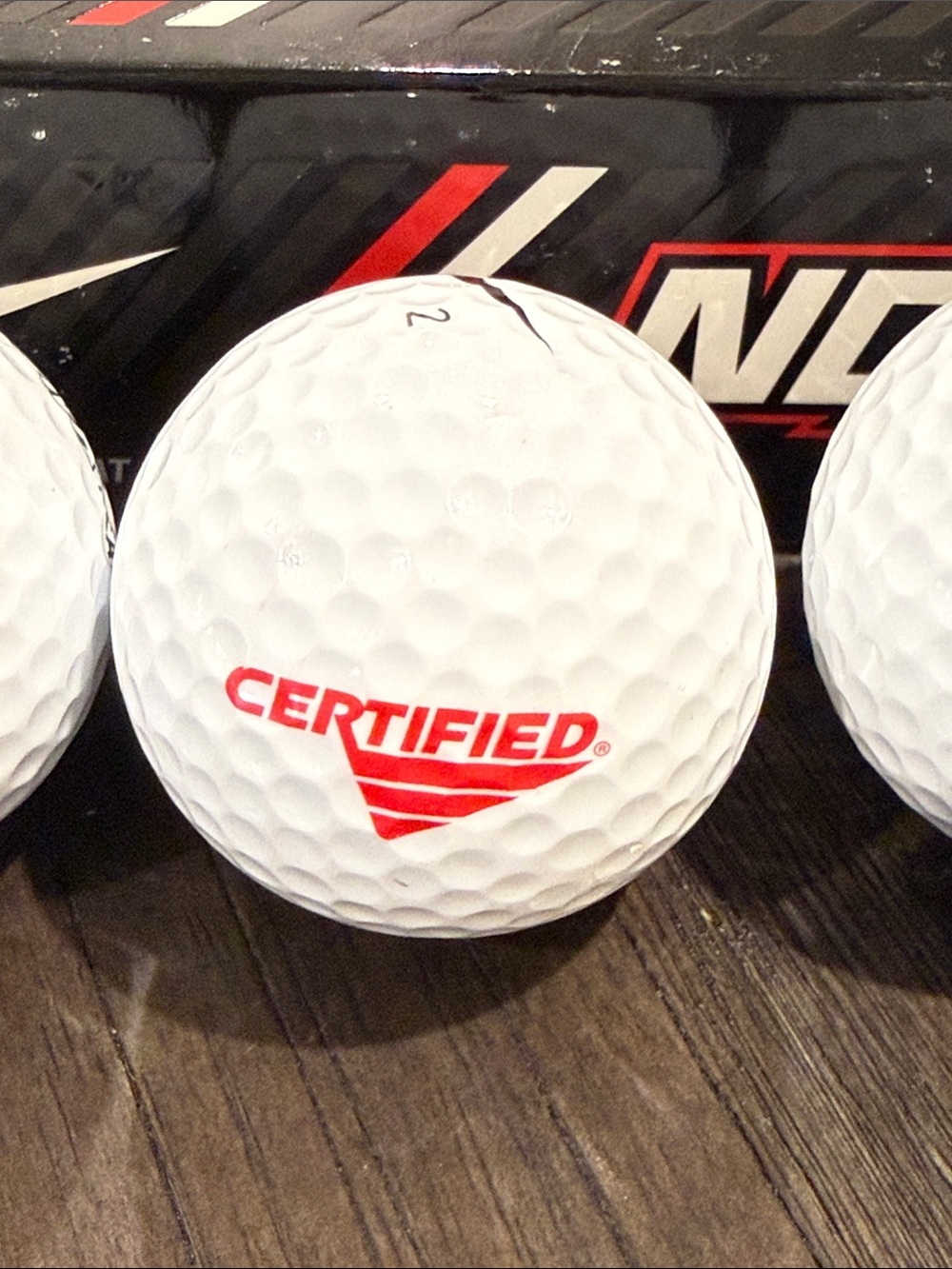 Nike Distance Golf NDX Heat golf balls with Logo 12 Golf Balls New in Box - Picture 7 of 16